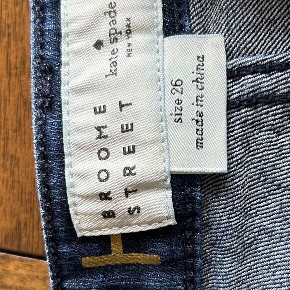 Kate Spade New York Broome Street Mid Rise Ankle Jeans Size 26 - Picture 7 of 11